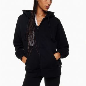TNA Cozy Fleece Boyfriend Zip Up Hoodie